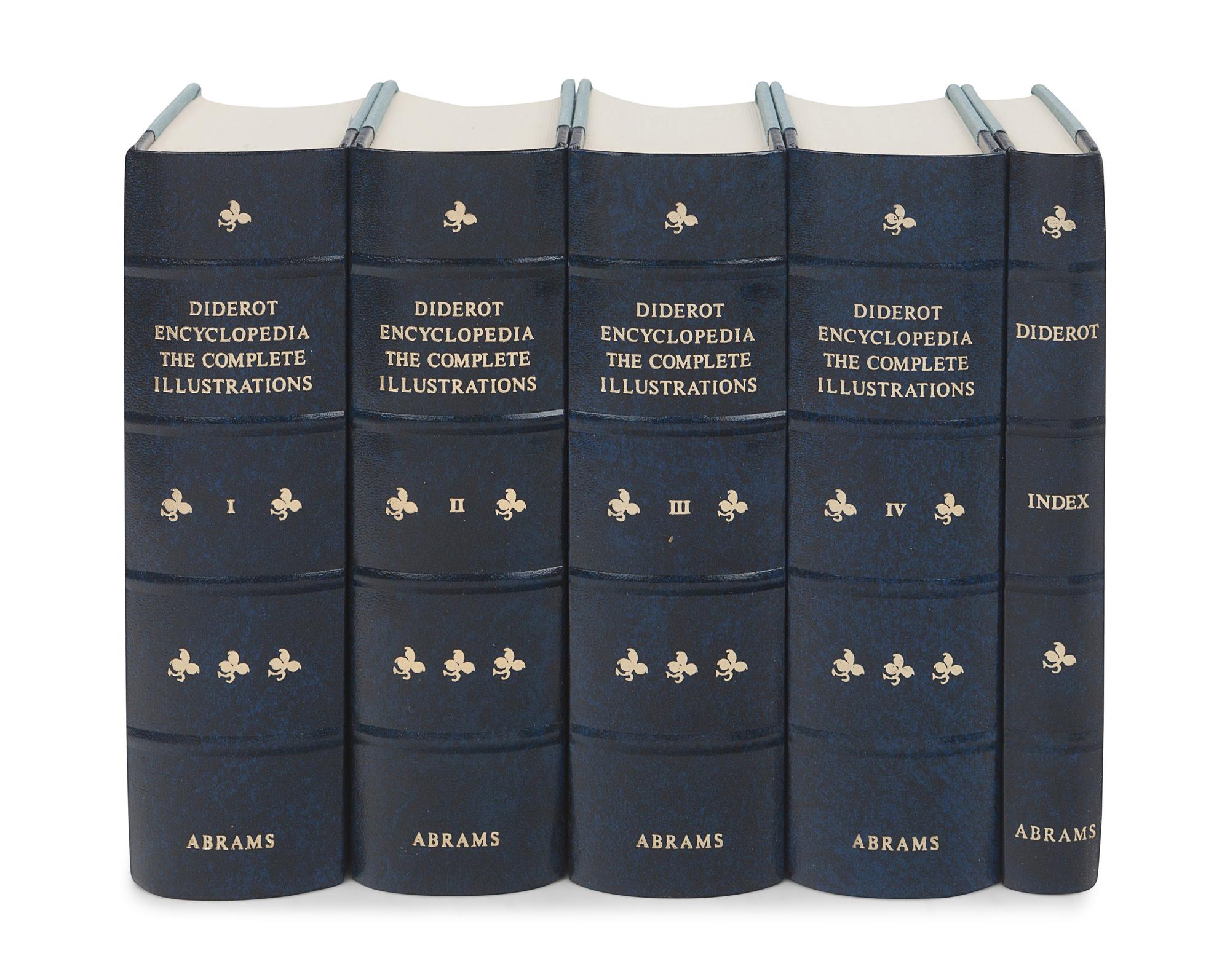 DIDEROT, Denis (1713-1784). Diderot Encyclopedia. The Complete Illustrations 1762-1777 . New York: Harry N. Abrams, Inc., 1978.