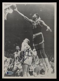 A Wilt Chamberlain Signed Autograph Photograph, (BAS Beckett Authentication Services Certified),