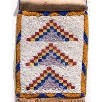 Blackfeet Beaded Hide Tobacco Bag