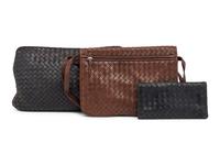 Three Bottega Veneta Intrecciato Leather Bags/Wallets
