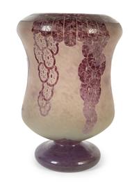 A Le Verre Fran ç ais Cameo Glass Vase