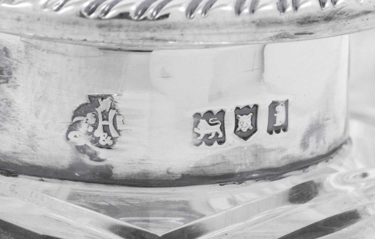 An Edwardian Silver Inkstand