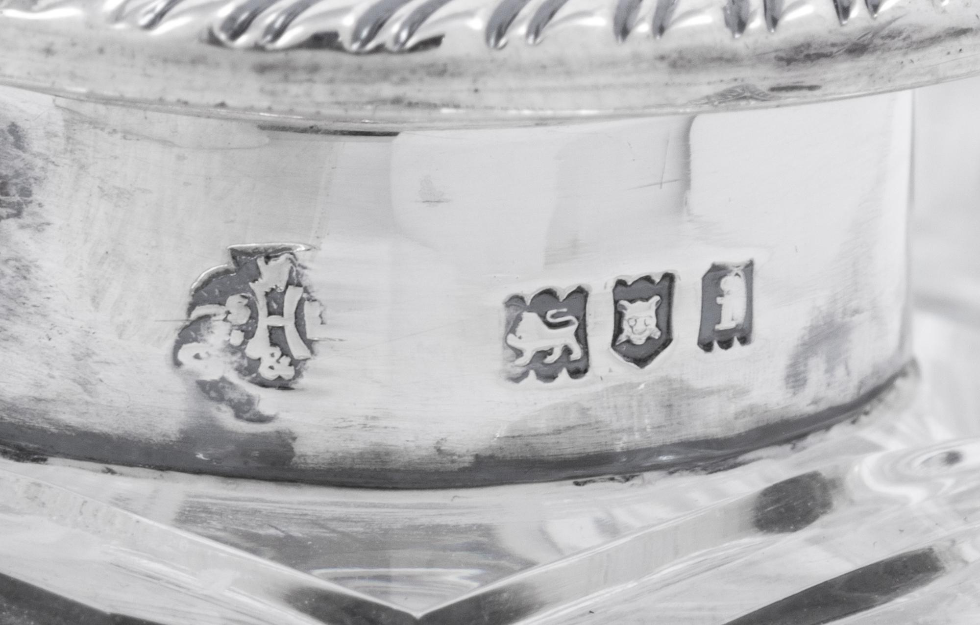 An Edwardian Silver Inkstand