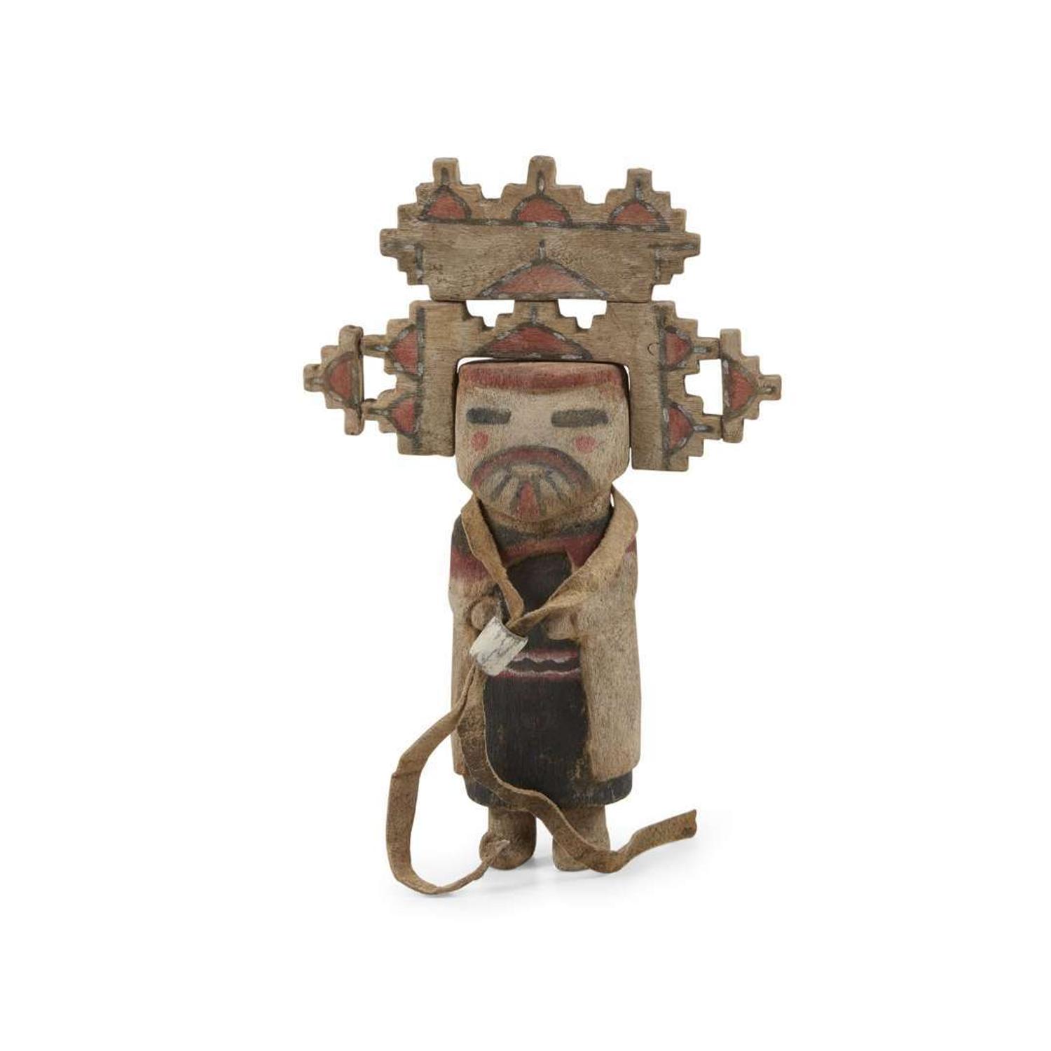 Hopi carved and painted Polik Mana Kachina Southwest, 20th century