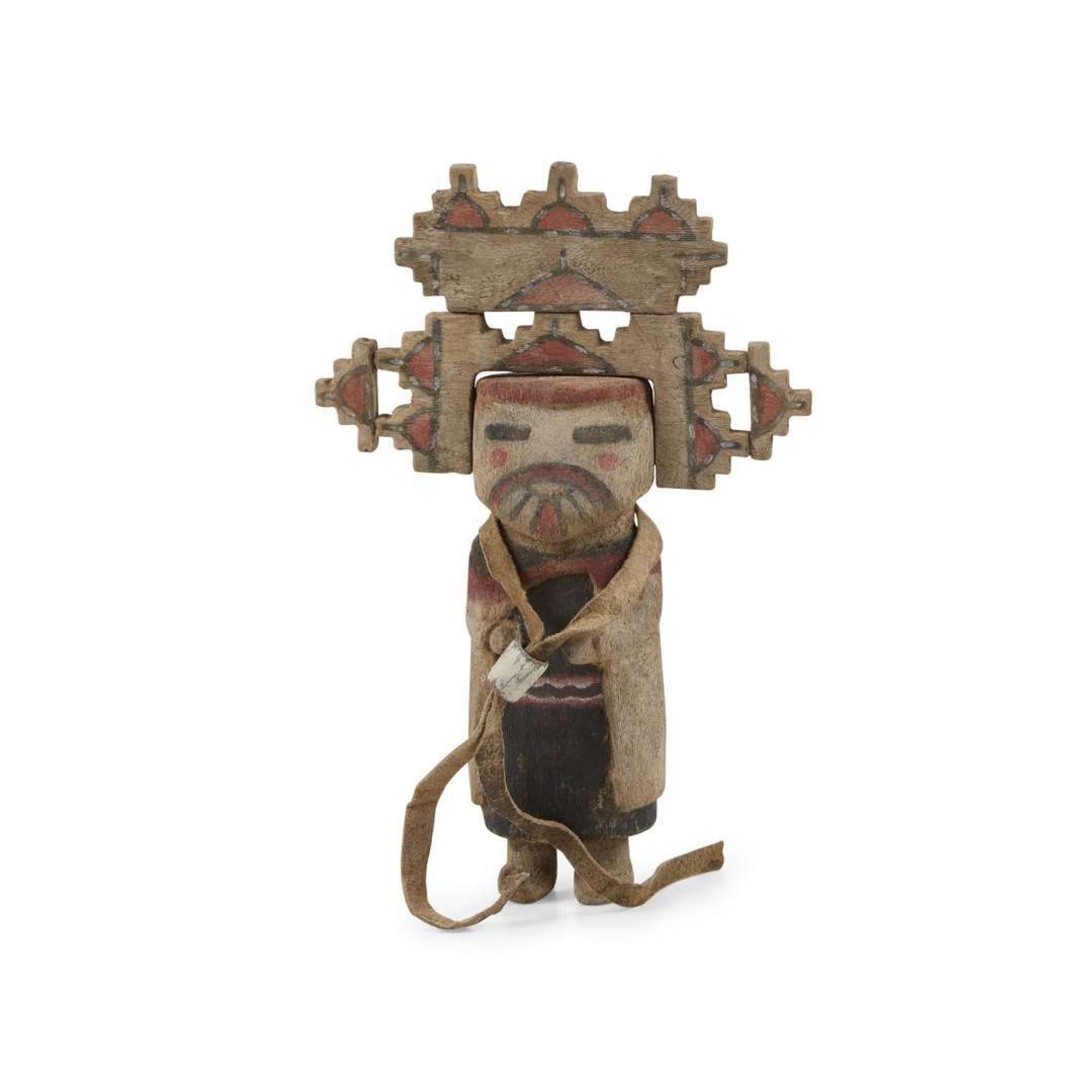 Hopi carved and painted Polik Mana Kachina Southwest, 20th century