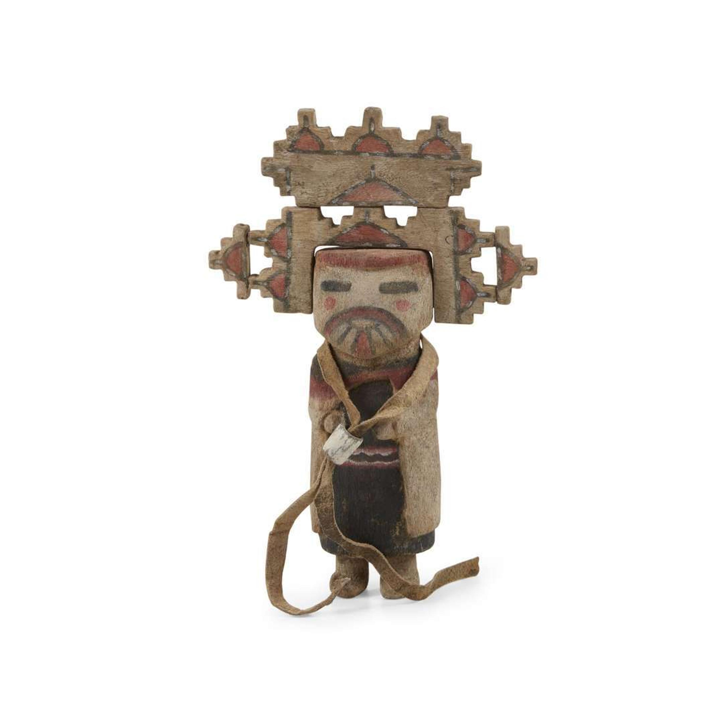 Hopi carved and painted Polik Mana Kachina Southwest, 20th century