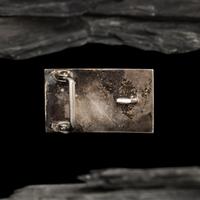 Frank Vacit, Attributed (Zuni, 1915-1999) — Silver and Channel Inlay Katsina Belt Buckle