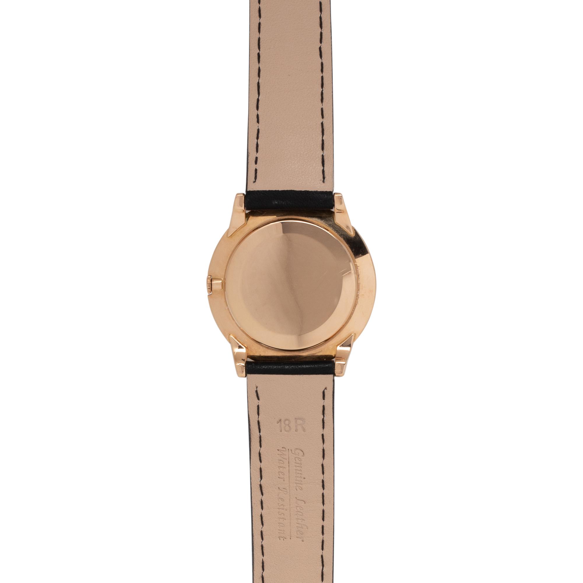 MOVADO, 18K PINK GOLD WRISTWATCH