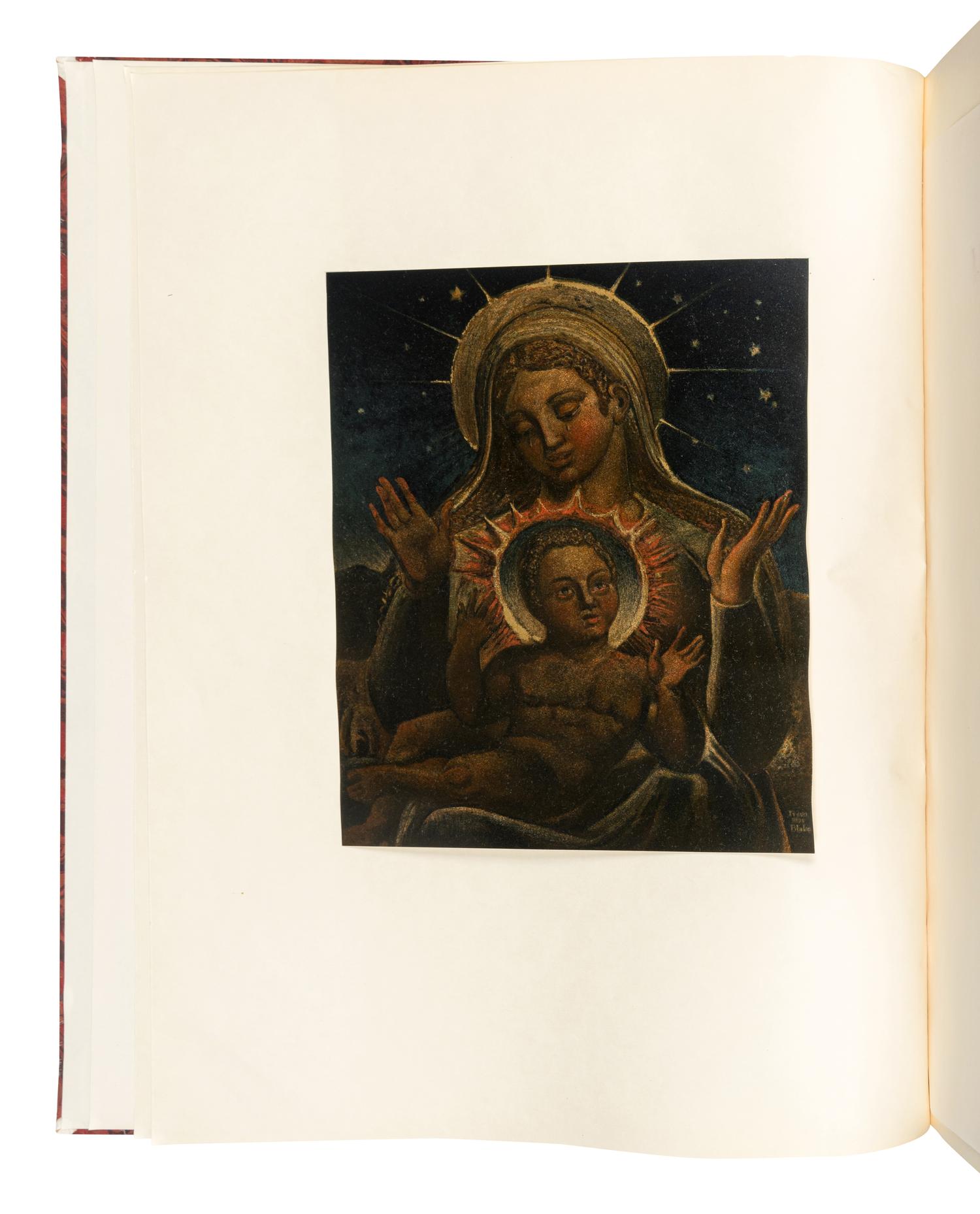BLAKE, William (1757-1827). Illustrations to the Bible . Geoffrey Keynes, compiler. London: Trianon Press for the William Blake Trust, 1957.