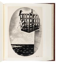 [LIMITED EDITIONS CLUB] -- [FRANCE, Anatole. Penguin Island .] TAYLOR, Richard (1902-1970). Cover title: "Set of Complete Illustrations for 'Penguin Island.' By Anatole France. Entered in the Limited Editions Contest by Richard Taylor." [New York, ca 1932-1933].