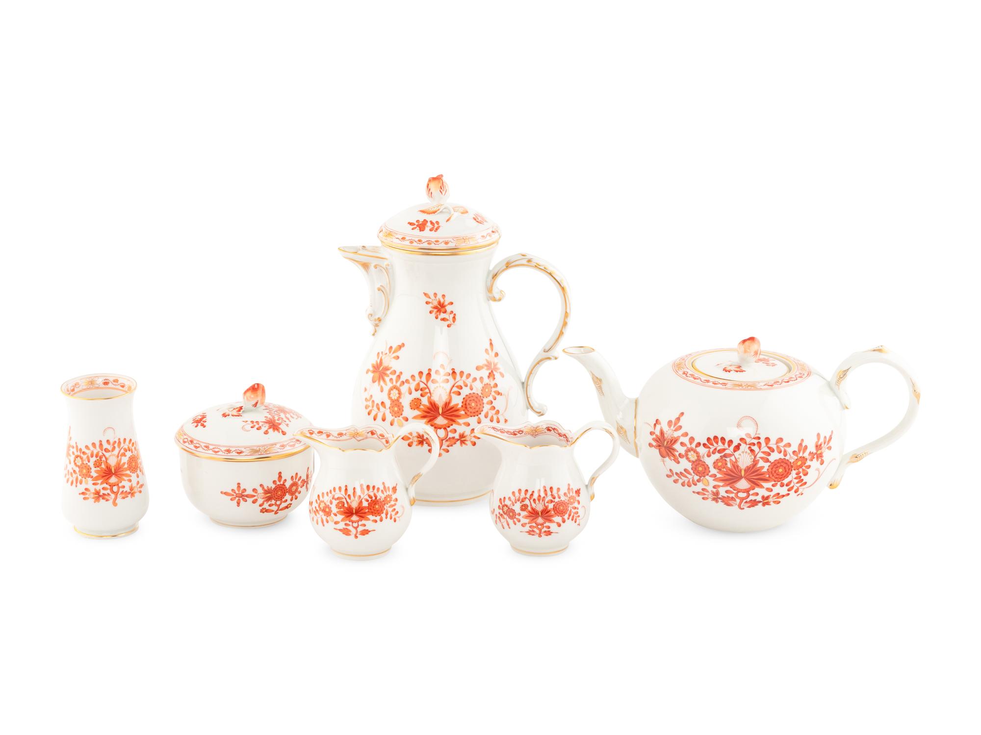 A Meissen Porcelain Dinner Service