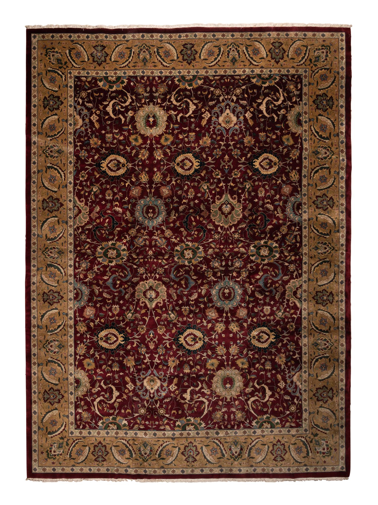 An Indo-Sultanabad Wool Rug