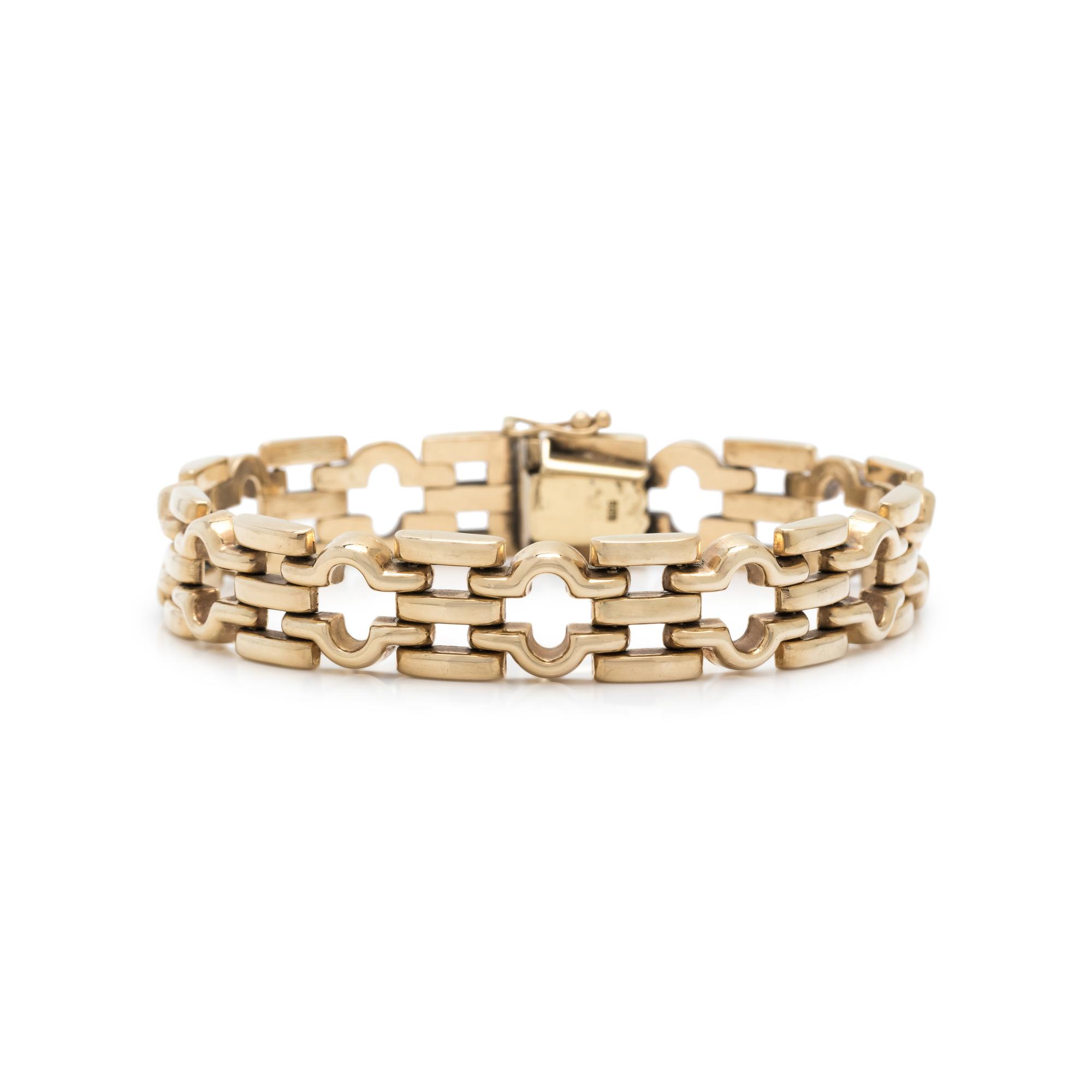 YELLOW GOLD BRACELET
