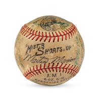 A 1949 Kansas City Blues / Toledo Mud Hens Multi Signed Baseball
