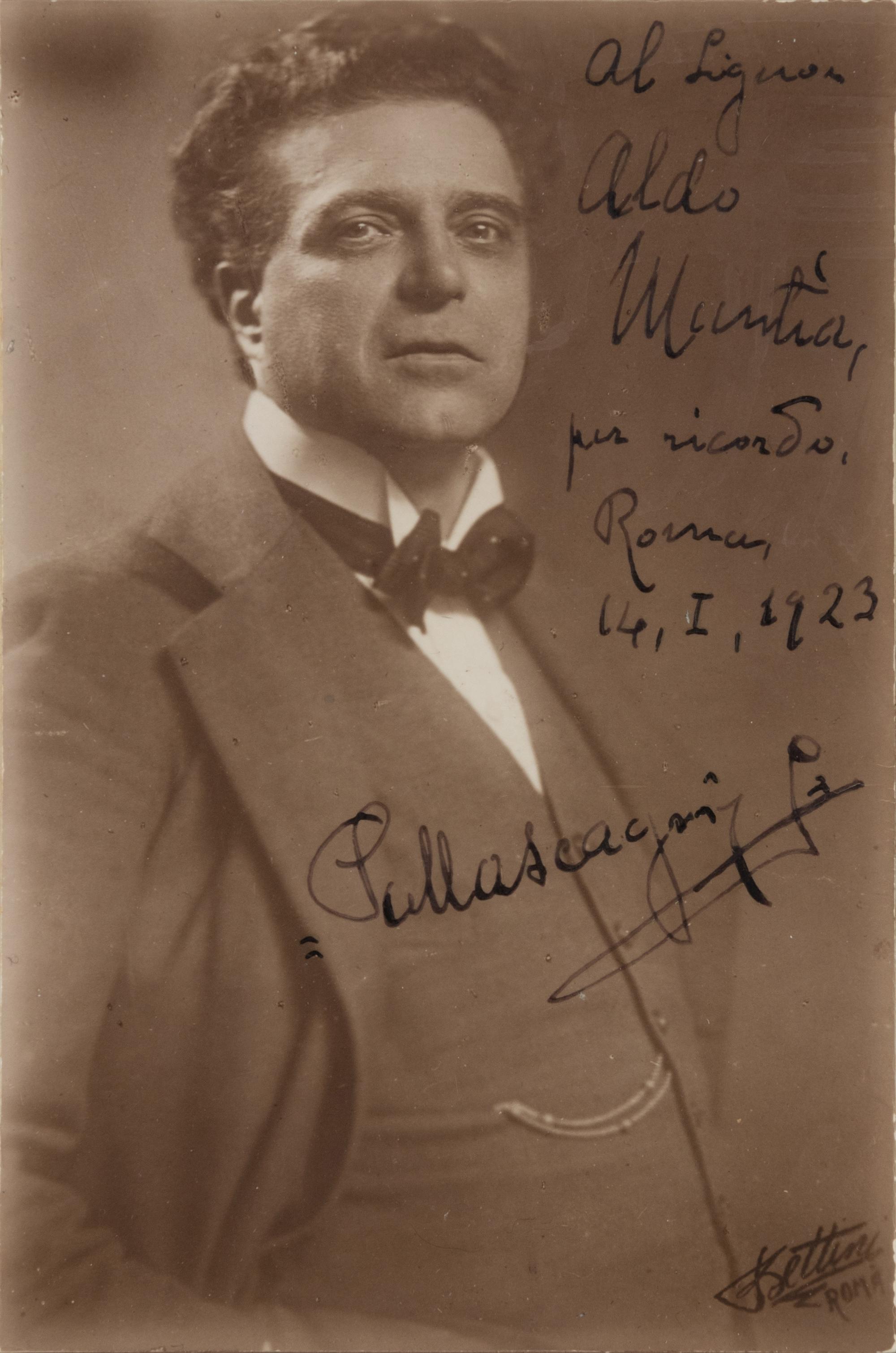 [20TH-CENTURY OPERA SINGERS]. A group of 5 signed photographs, photographic postcards, or photographic prints of opera singers from the 1920s, comprising images of: