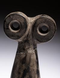 Three Syrian Stone Spectacle Idols