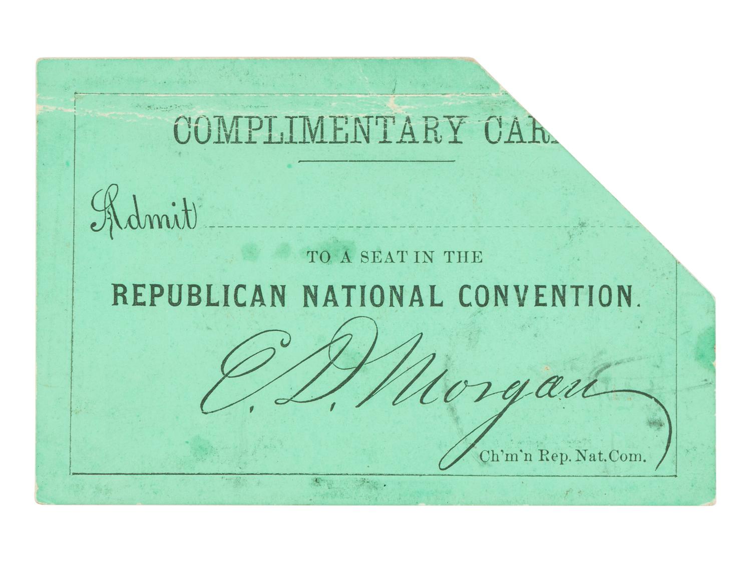 [LINCOLN-HAMLIN CAMPAIGN]. Roll of the National Republican Convention , Chicago. May 16th, 1860 .