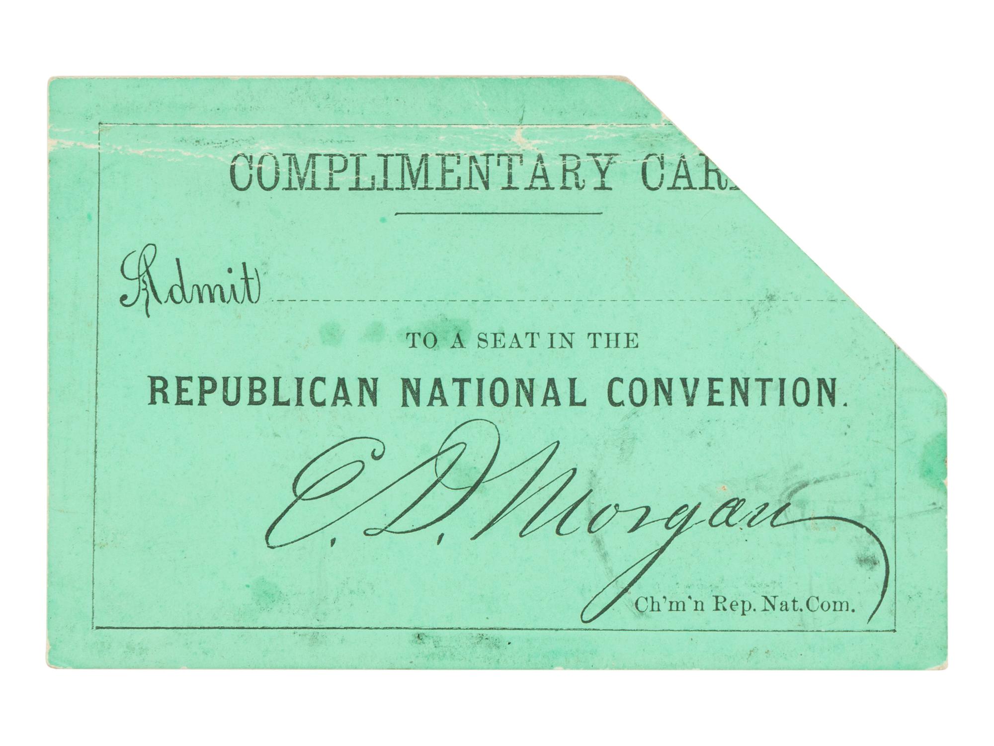 [LINCOLN-HAMLIN CAMPAIGN]. Roll of the National Republican Convention , Chicago. May 16th, 1860 .