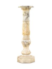 A Continental Marble Pedestal