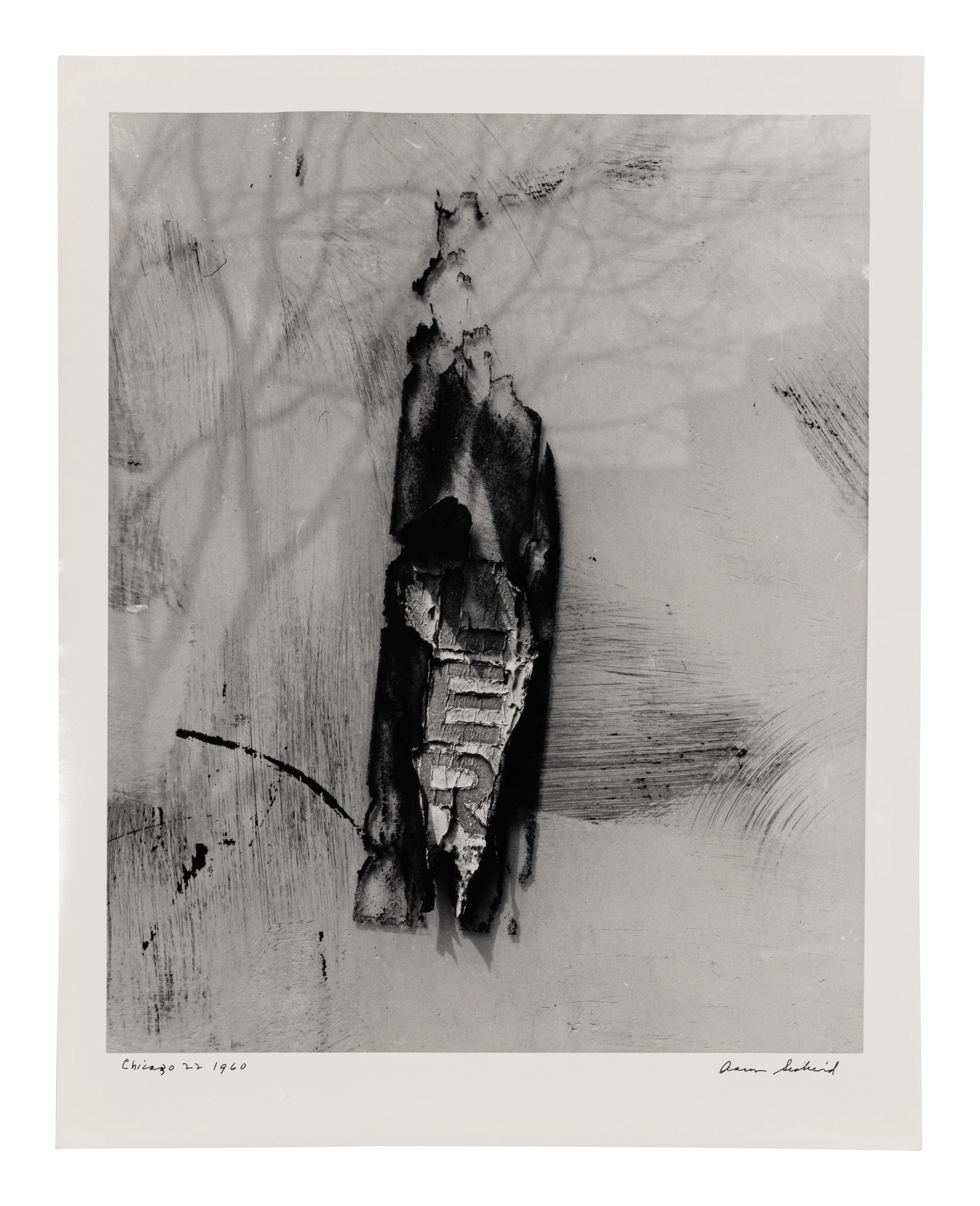 Aaron Siskind (1903-1991) Chicago 22, 1960