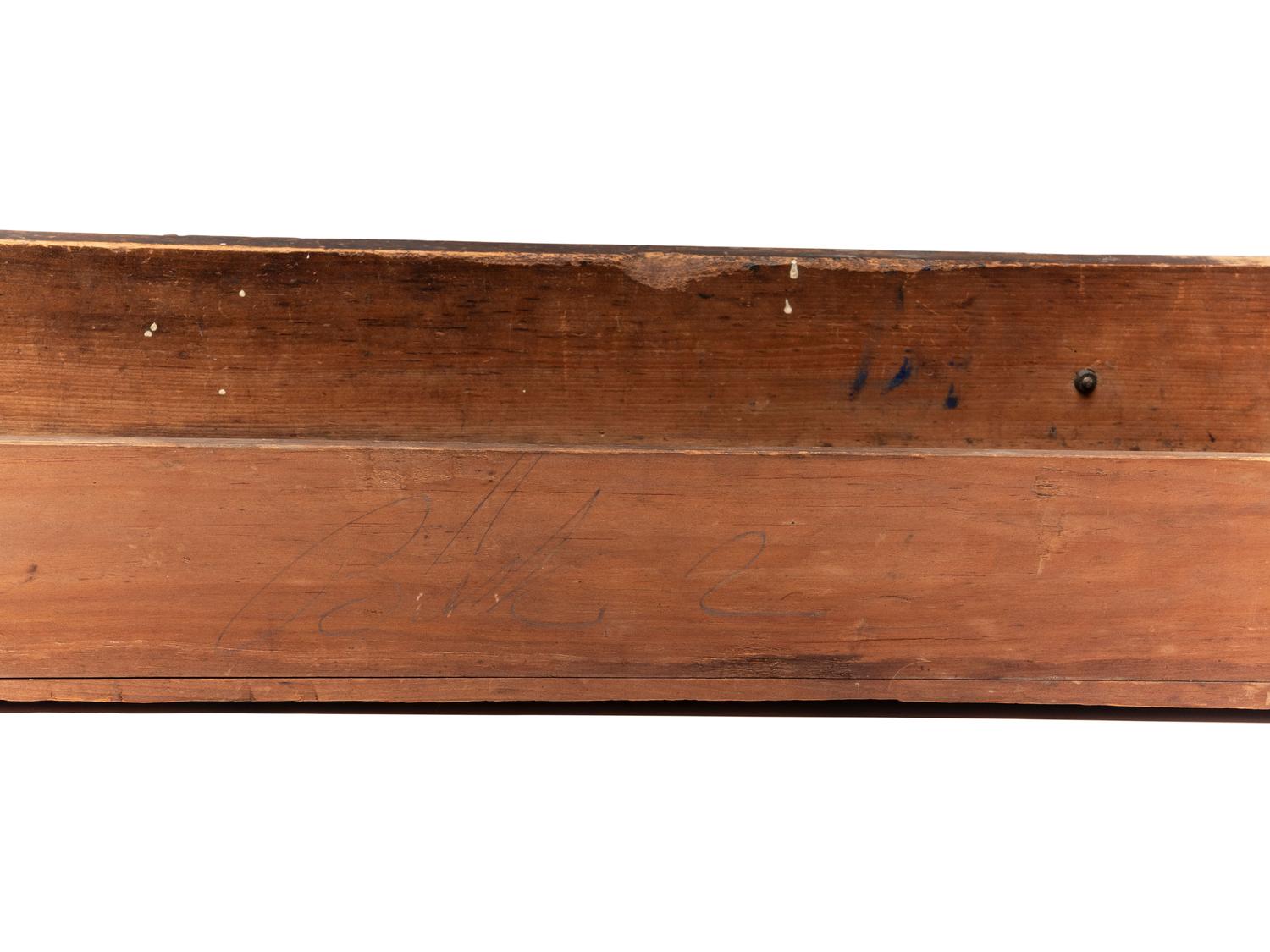 A Late Federal Grain Painted, Sponge and Smoke-Decorated Pine Game Table