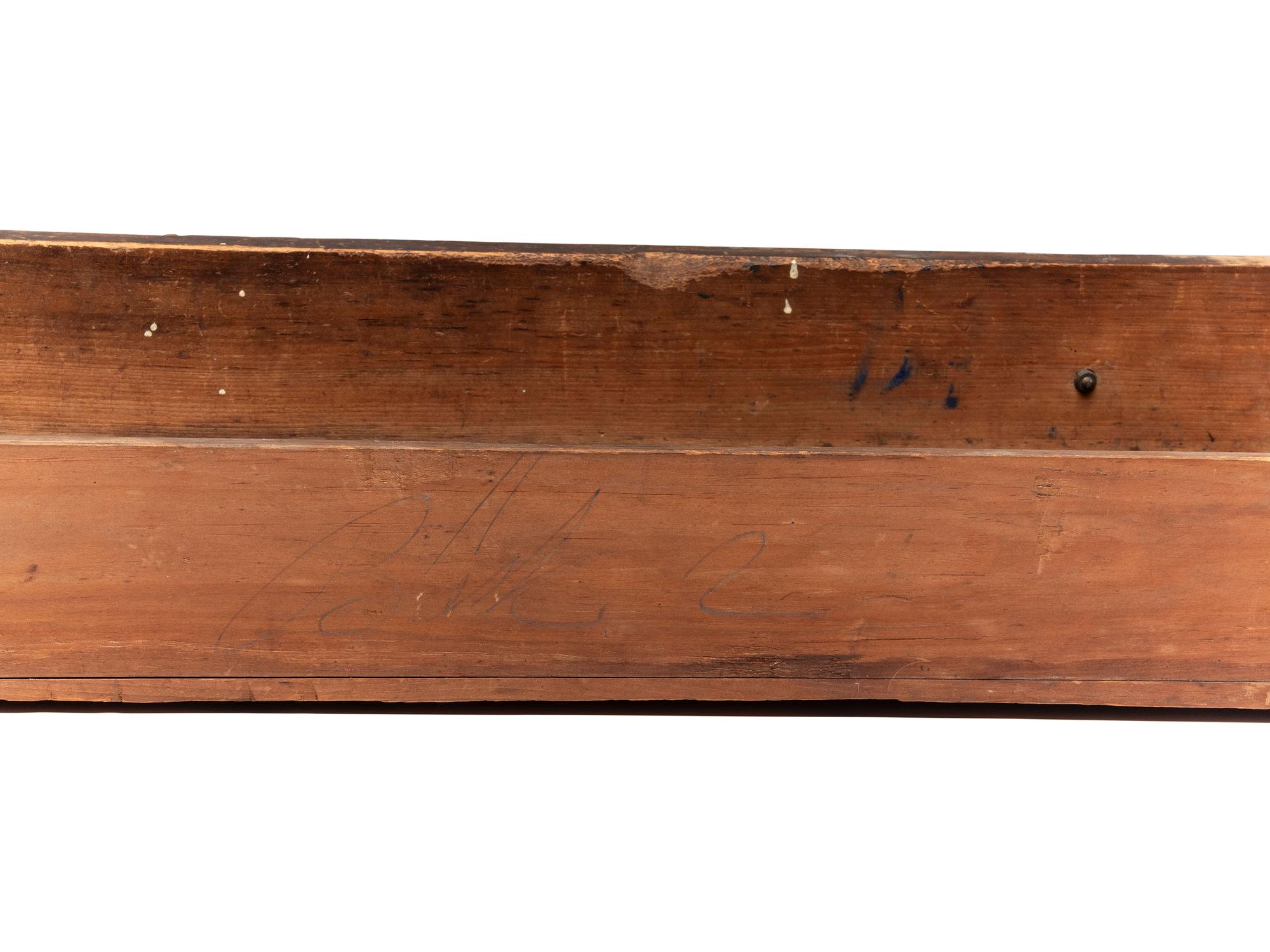 A Late Federal Grain Painted, Sponge and Smoke-Decorated Pine Game Table
