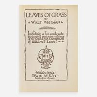 [Literature] Whitman, Walt Autograph Note, signed