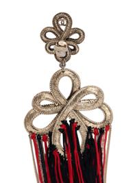 Chanel Fringe and Chain Necklace and Earrings, Fall 2010