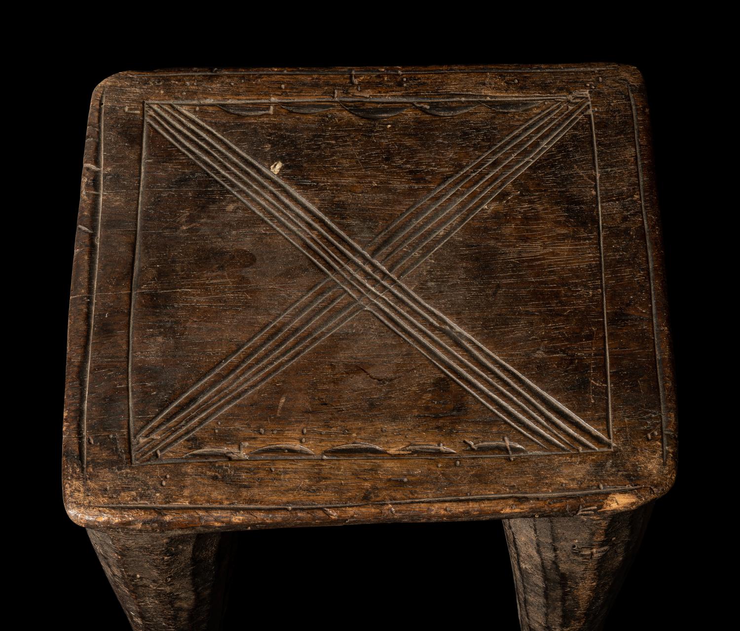 Three Nupe Wood Stools