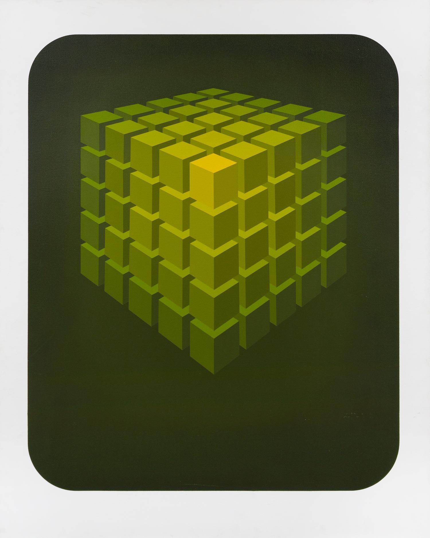 Marco Spalatin, (American, b. 1945), Cube Cluster II