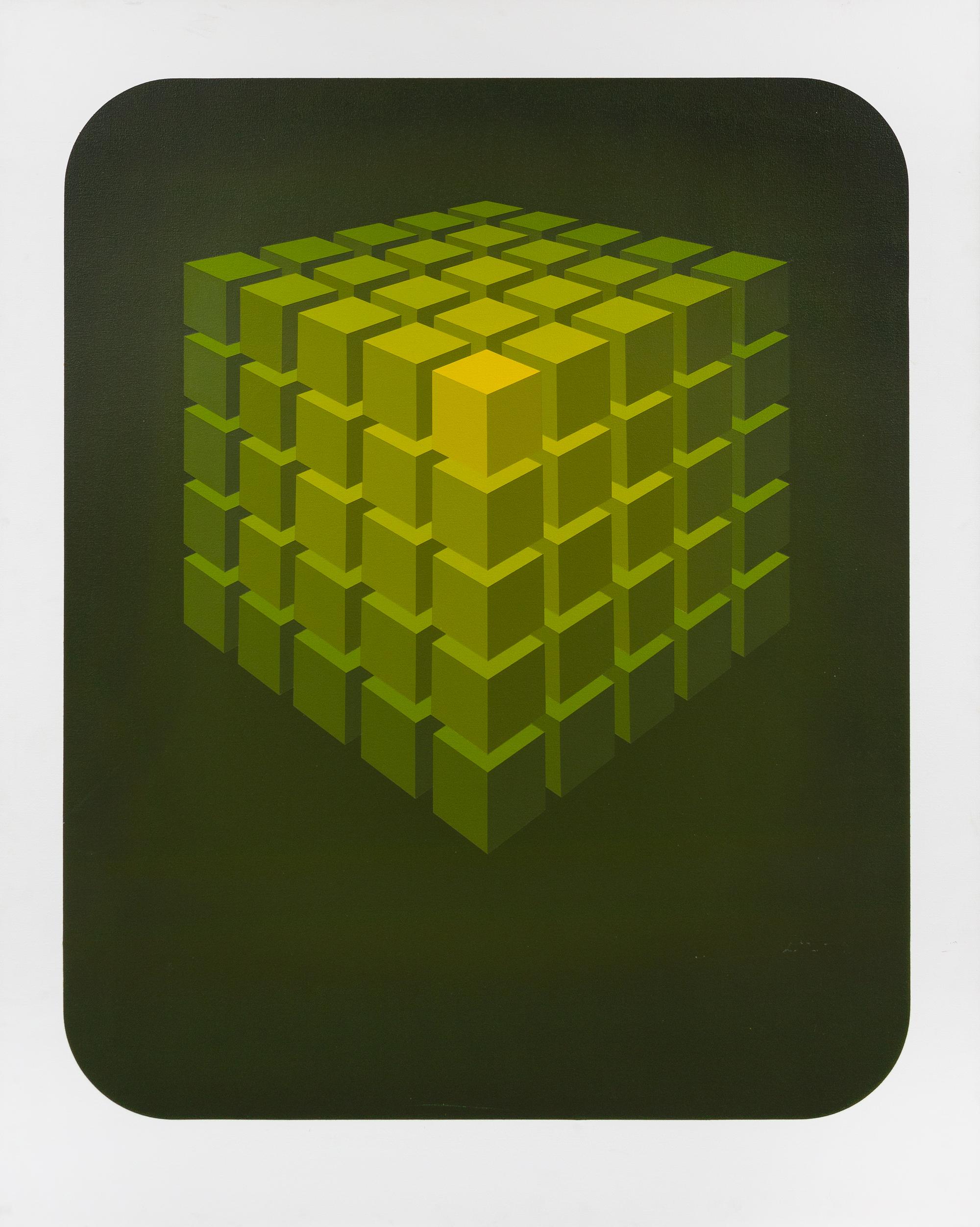 Marco Spalatin, (American, b. 1945), Cube Cluster II