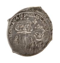 Byzantium (circa 650 CE), Silver Hexagram — Silver Hexagram