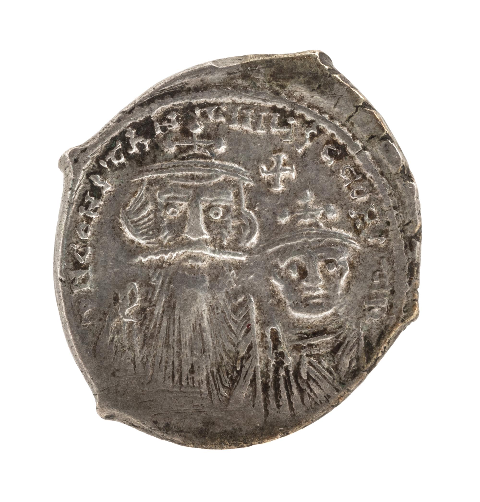 Byzantium (circa 650 CE), Silver Hexagram — Silver Hexagram
