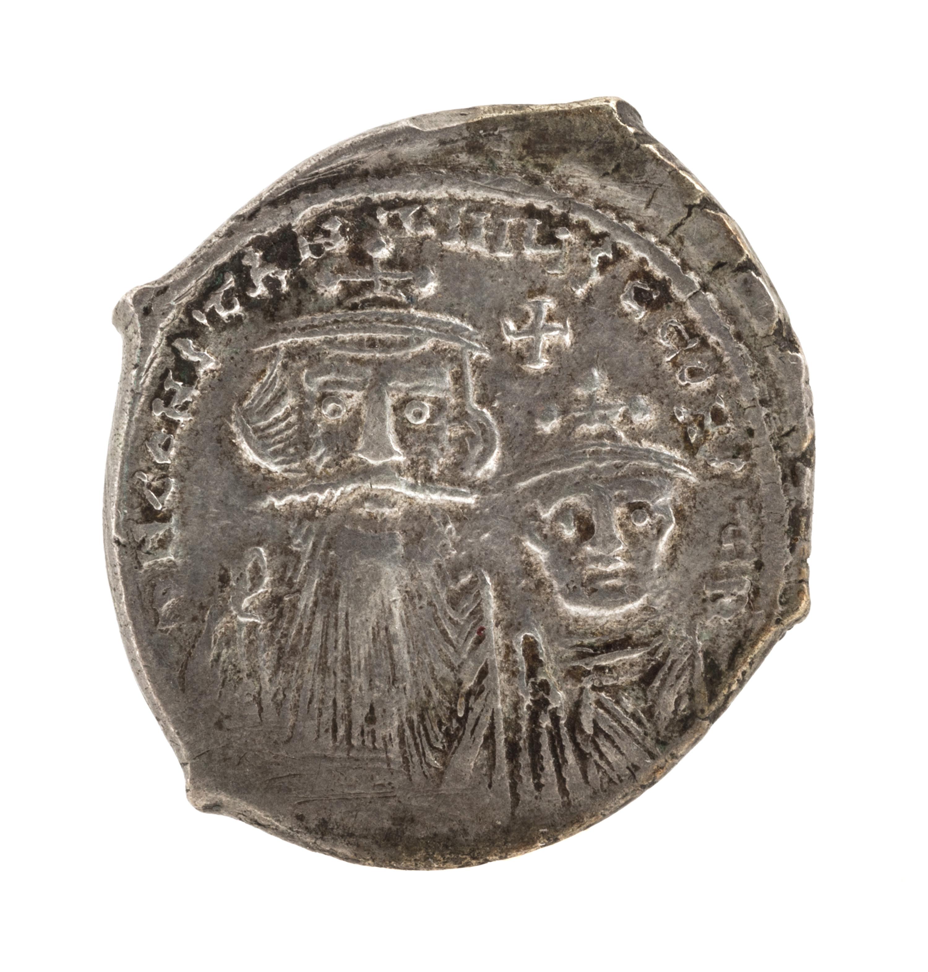 Byzantium (circa 650 CE), Silver Hexagram — Silver Hexagram