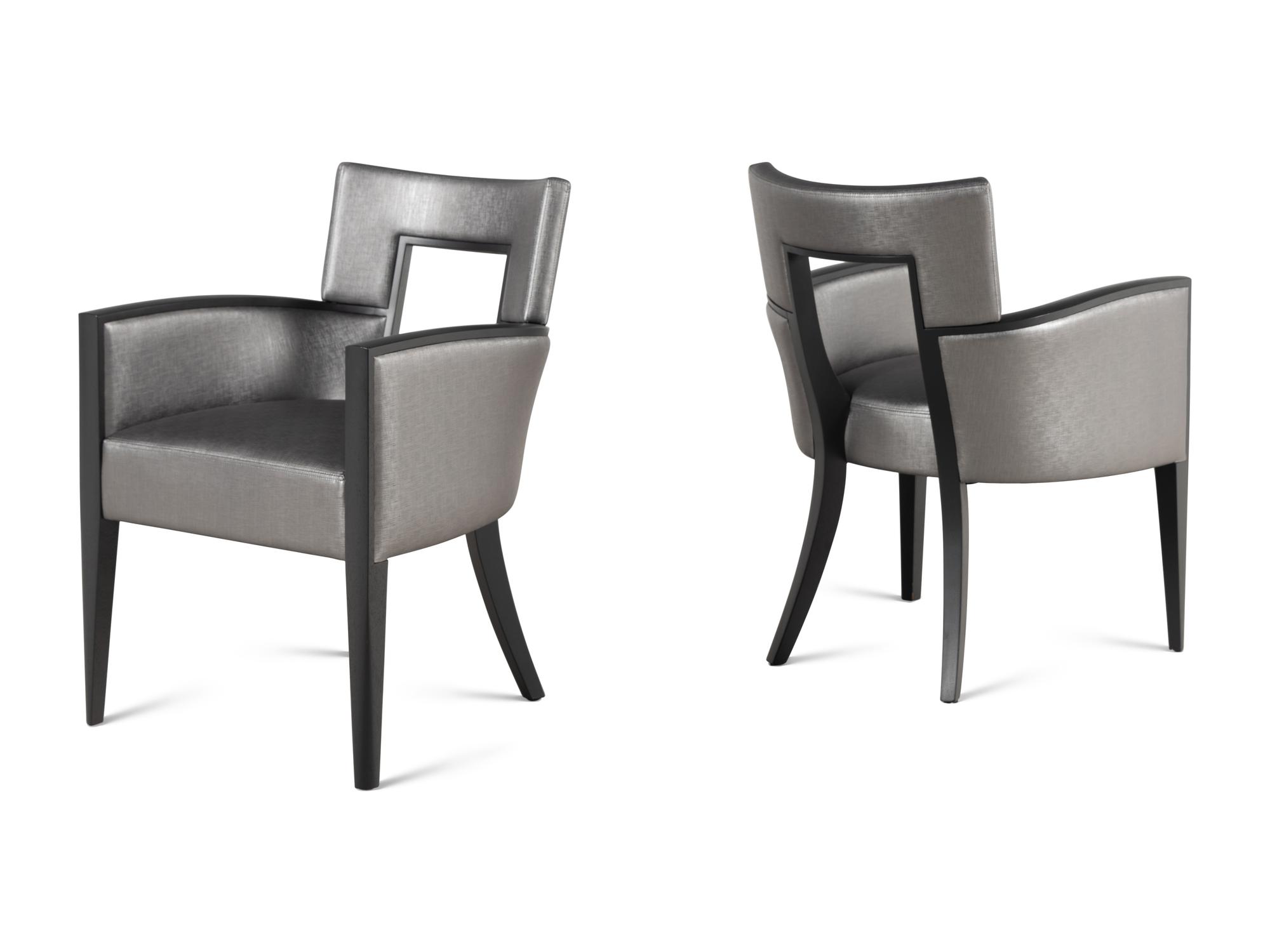 A Set of Six Contemporary Dining Chairs