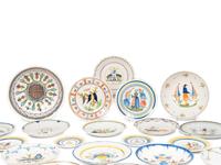 A Large Collection of Henriot Quimper Faience Pottery