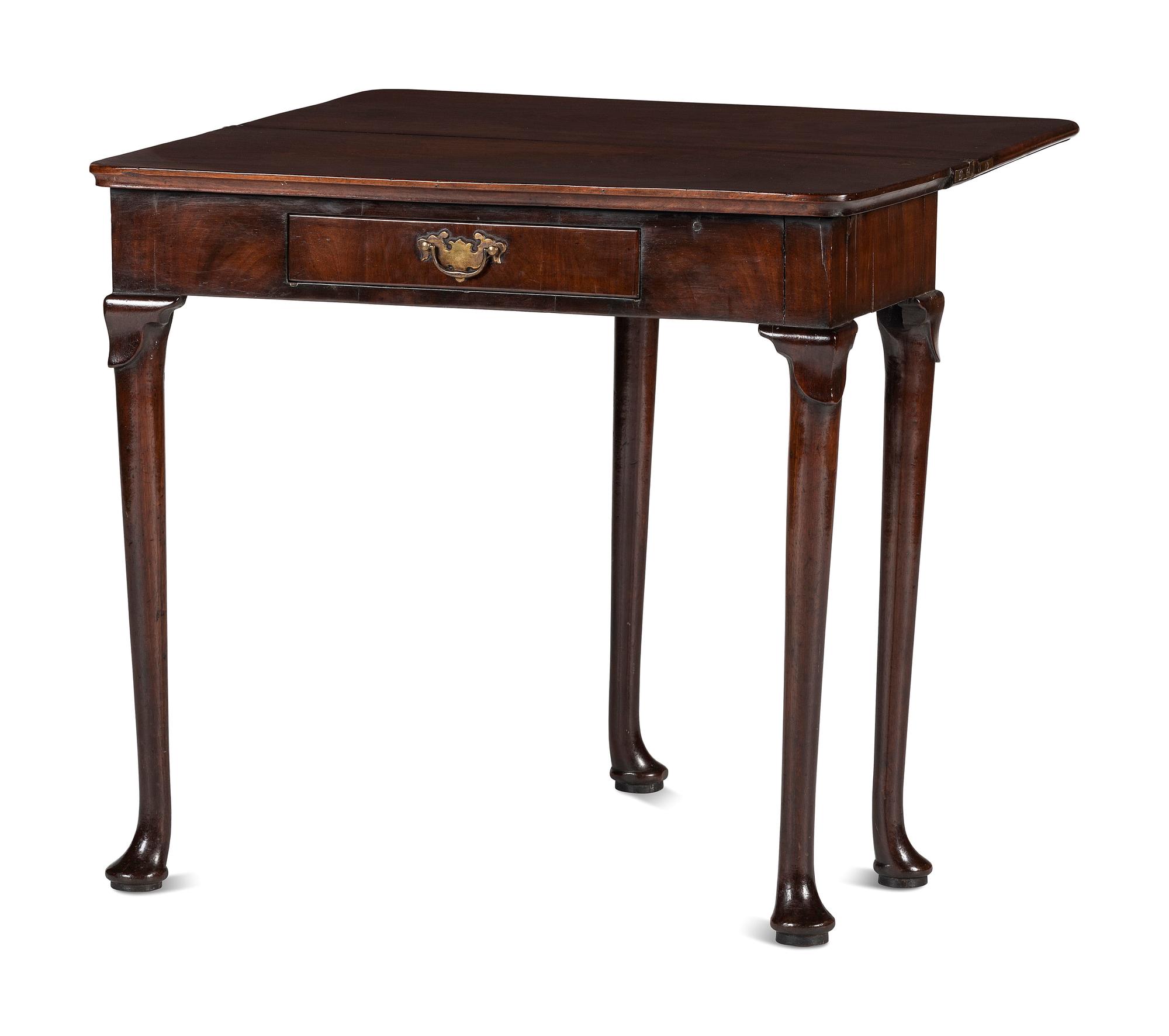 A George II Carved and Figured Walnut Game Table