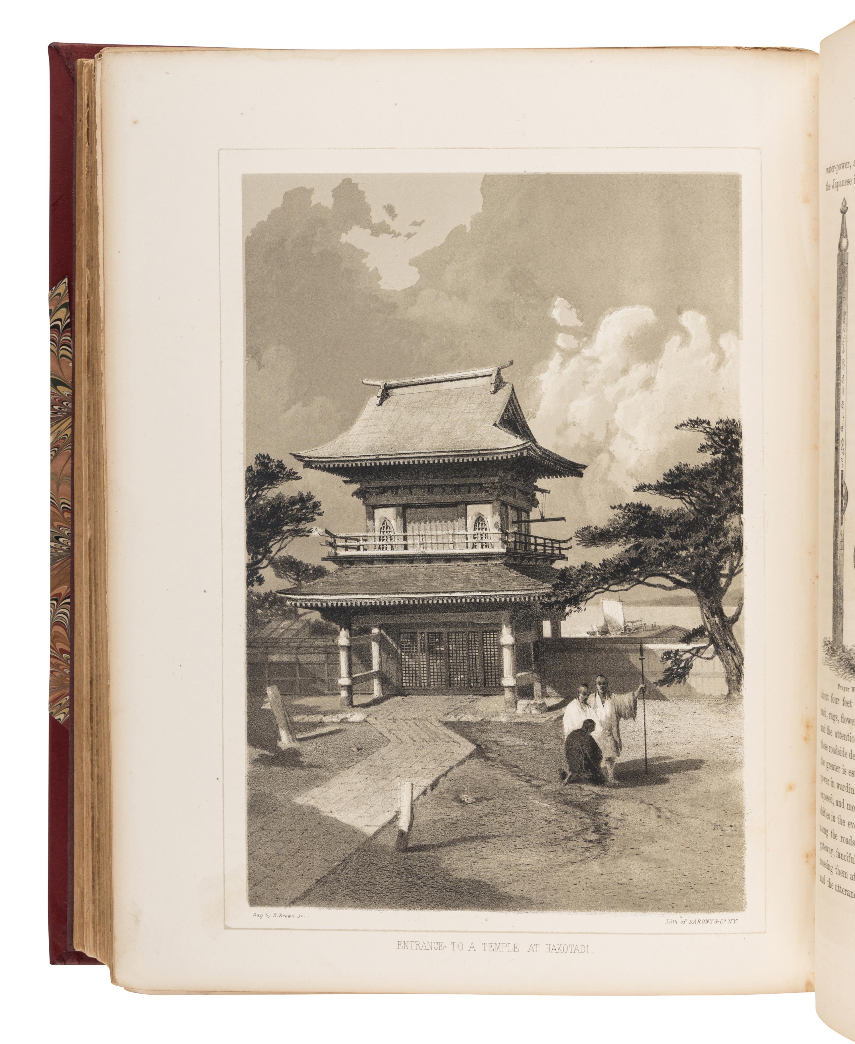 PERRY, Matthew Calbraith (1794-1858). Narrative of the Expedition of an American Squadron to the China Seas and Japan, performed in the years 1852, 1853 and 1854 ... Washington: Vols. I & II, Beverley Tucker, Vol. III A. O. P. Nicholson, 1856.