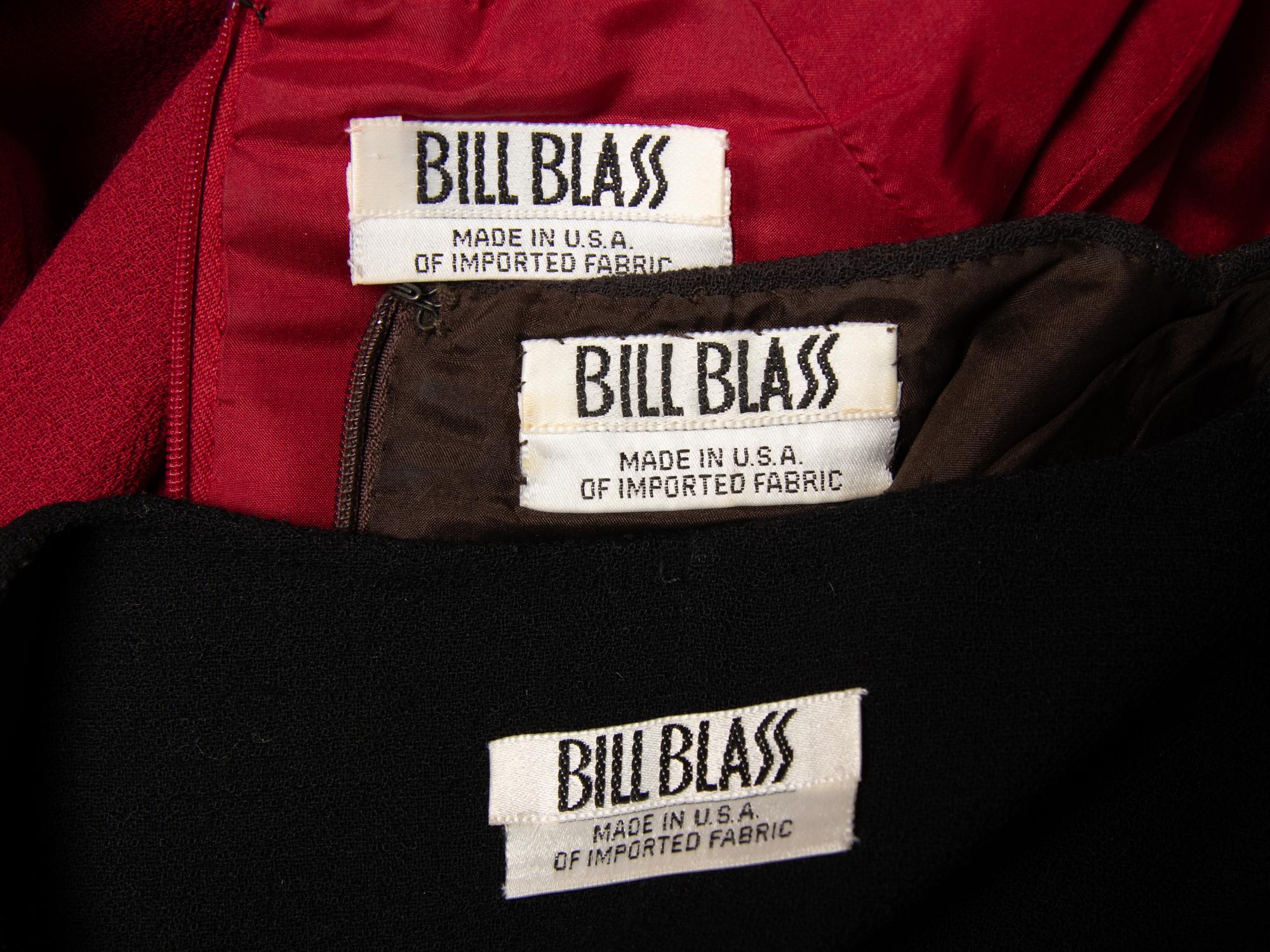 Bill Blass, One Skirt Suit & Two Dresses