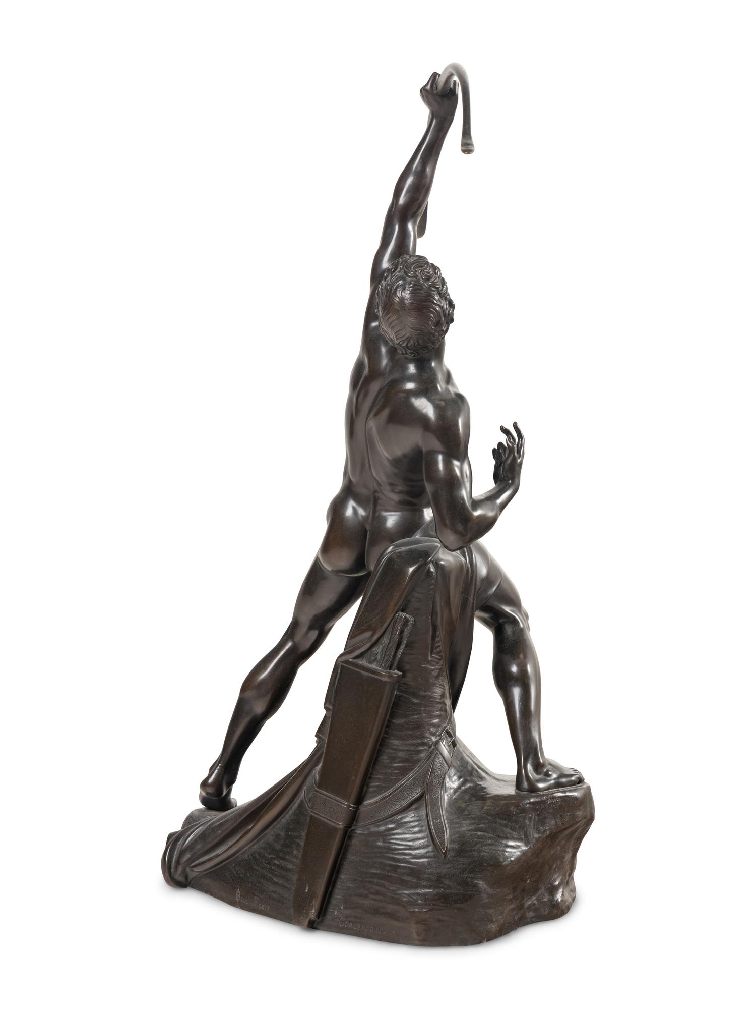 A Coalbrookdale Bronze Figure of The Eagle Slayer