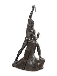 A Coalbrookdale Bronze Figure of The Eagle Slayer