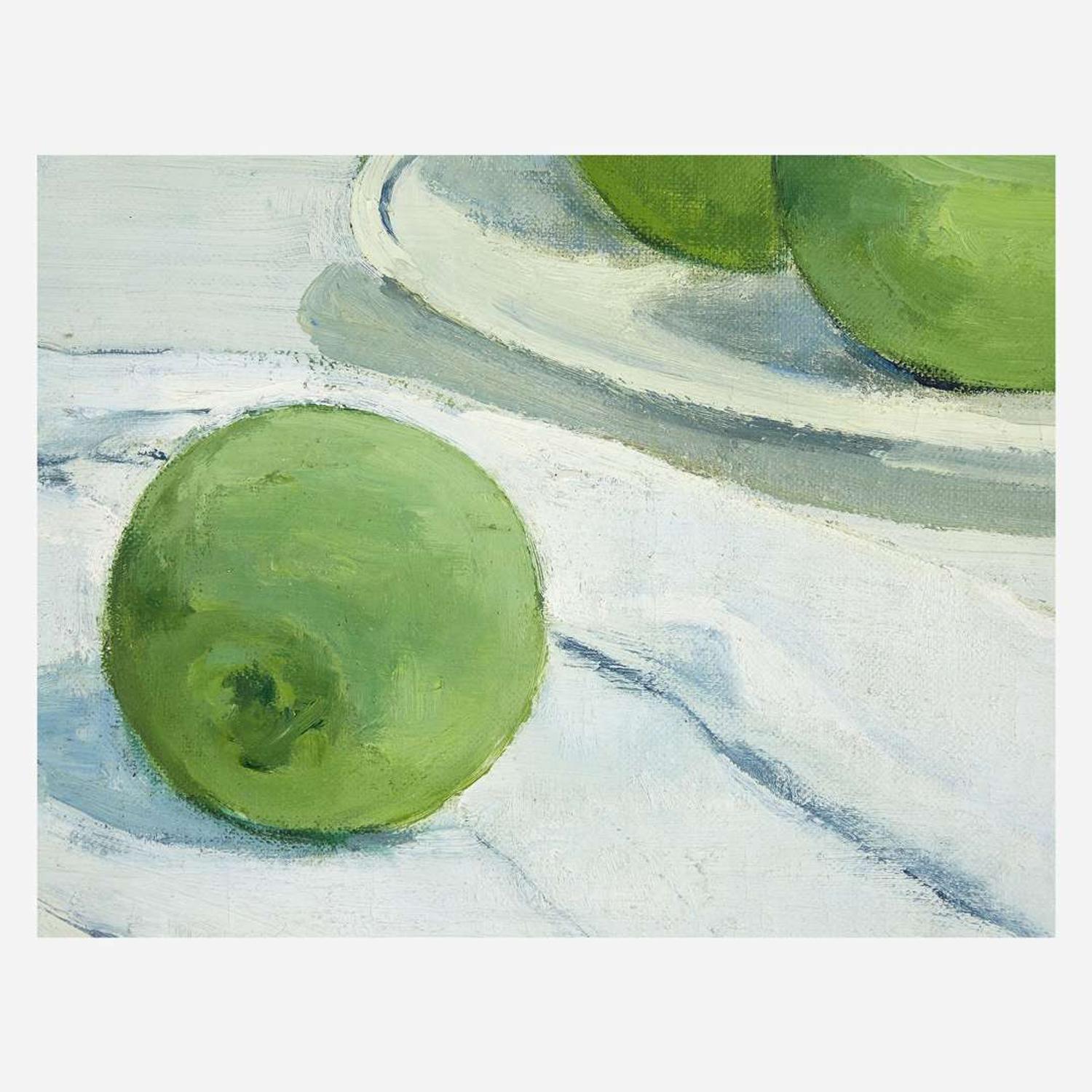 Albert York (American, 1928–2009) Still Life: Green Apples