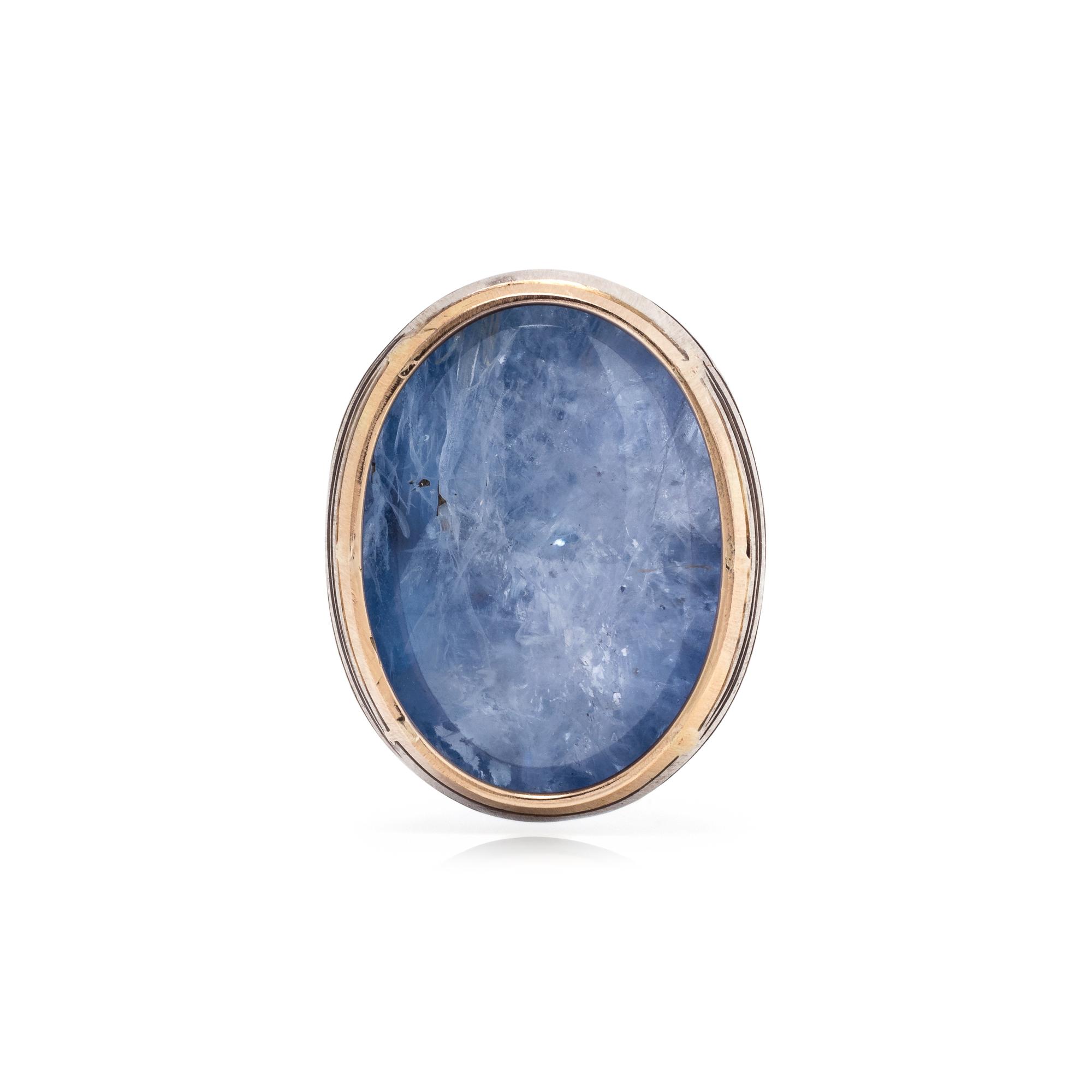 OVAL SUGARLOAF CABOCHON SAPPHIRE ELEMENT