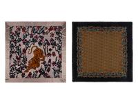 A Christian Dior Scarf and a Giorgio Armani Voided Velvet Shawl