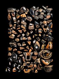 134 Attic Red-Figured Vase Fragments