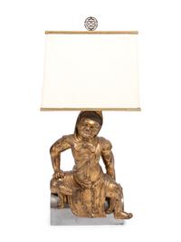 A Southeast Asian Style Figure Mounted as a Lamp