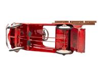 A 'City Fire Department' Pressed Steel Fire Truck Pedal Car