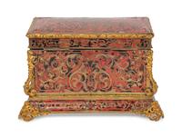 A Napoleon III Gilt Bronze Mounted Boulle Marquetry Jewelry Casket
