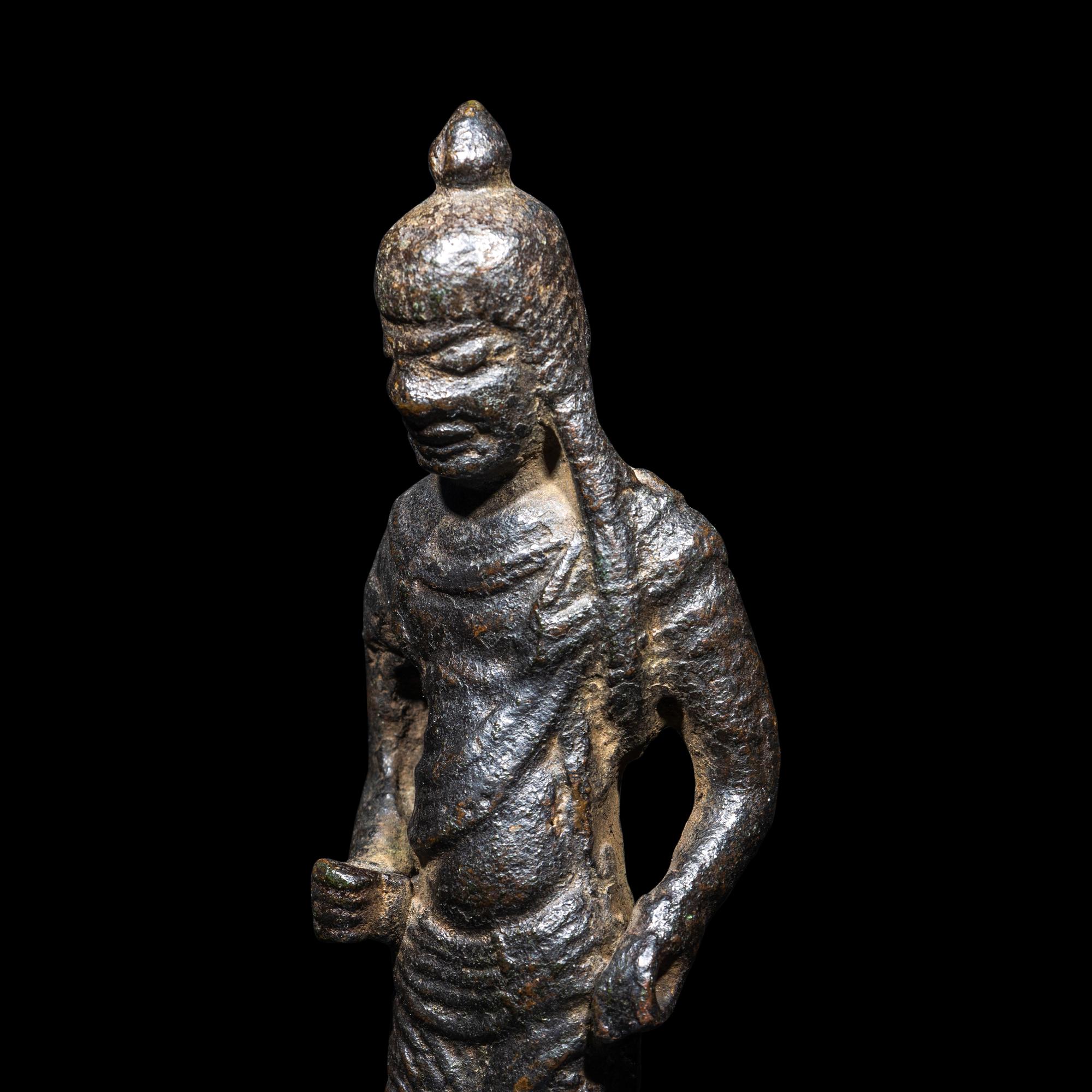 A Chinese Bronze Figure of Achala, Dali Kingdom 大理銅立佛