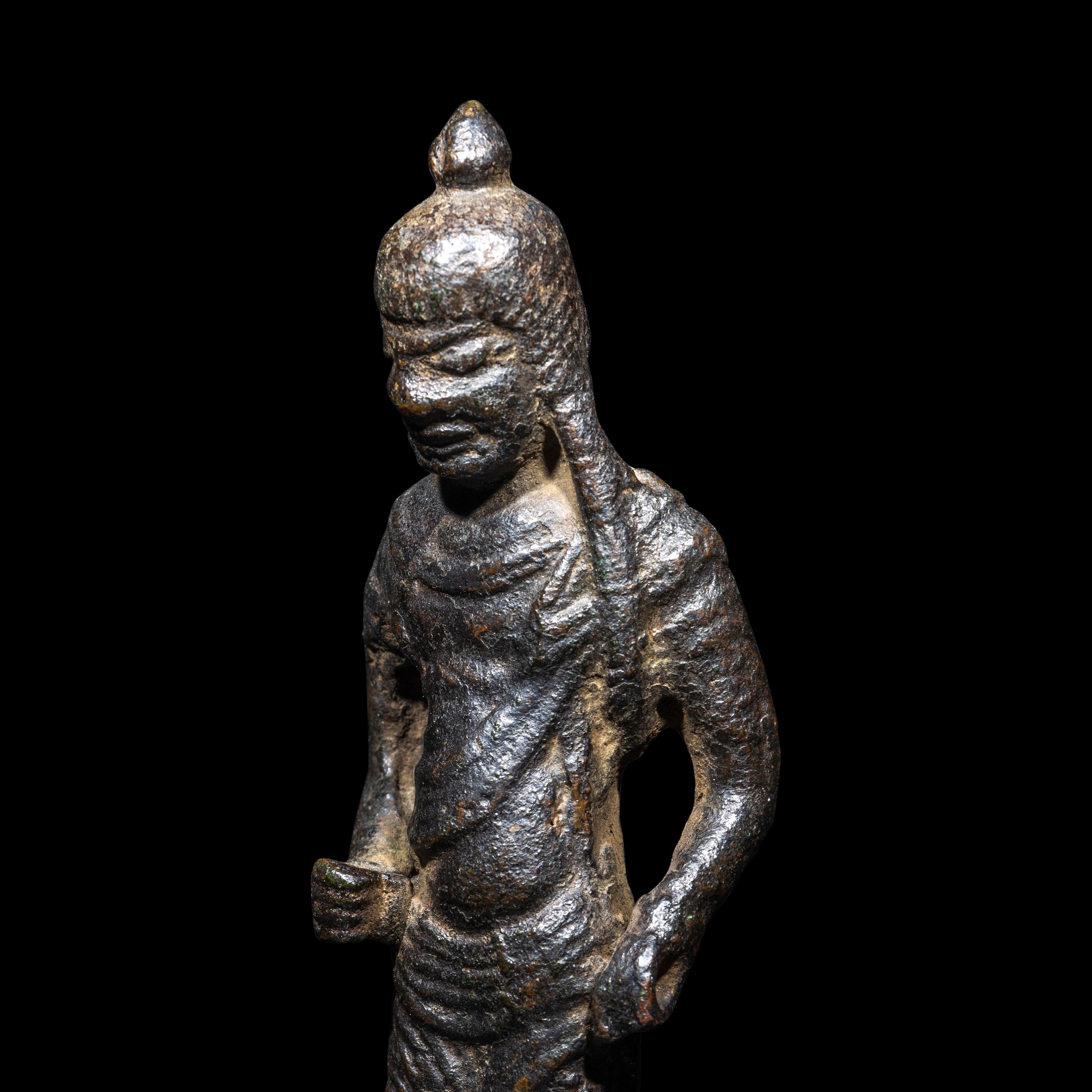 A Chinese Bronze Figure of Achala, Dali Kingdom 大理銅立佛
